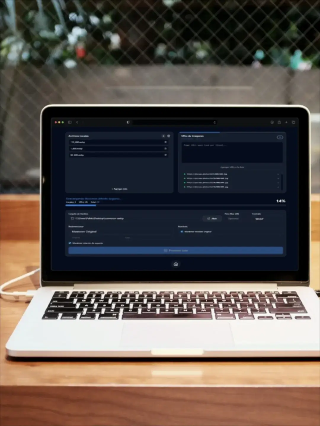 Interfaz de PluraPixel